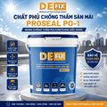 Chất Phủ Chống Thấm Sàn Mái, Chịu UV, Đàn Hồi Cao DEFIX PO-1