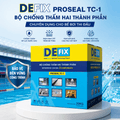 Chống thấm bể bơi chuẩn thi đấu chịu áp lực nước cao DEFIX TC-1