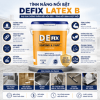 DEFIX LB – Phụ Gia Chống Thấm, Tăng Kết Dính, Siêu Hóa Dẻo Cho Xi Măng & Vữa