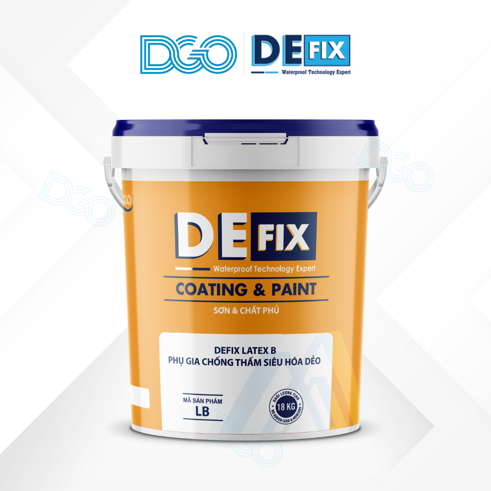 DEFIX LATEX B – PHỤ GIA CHỐNG THẤM HÓA DẺO CAO CẤP TĂNG KẾT DÍNH CHO VỮA XI MĂNG HIỆU QUẢ