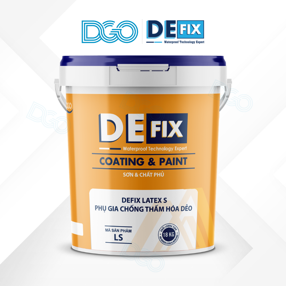 DEFIX LATEX S – PHỤ GIA CHỐNG THẤM HÓA DẺO CAO CẤP