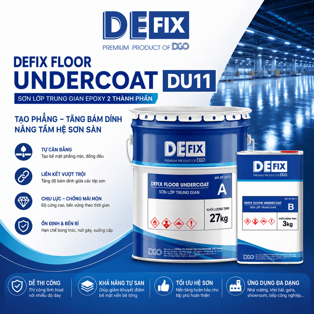 Sơn Lớp Trung Gian Xử Lý Khuyết Tật, Tạo Mặt Phẳng DEFIX DU11