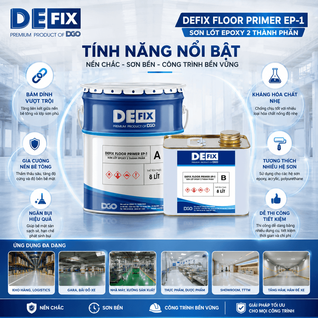 Epoxy Primer for Adhesion Enhancement, Concrete Floor Reinforcement EP-1
