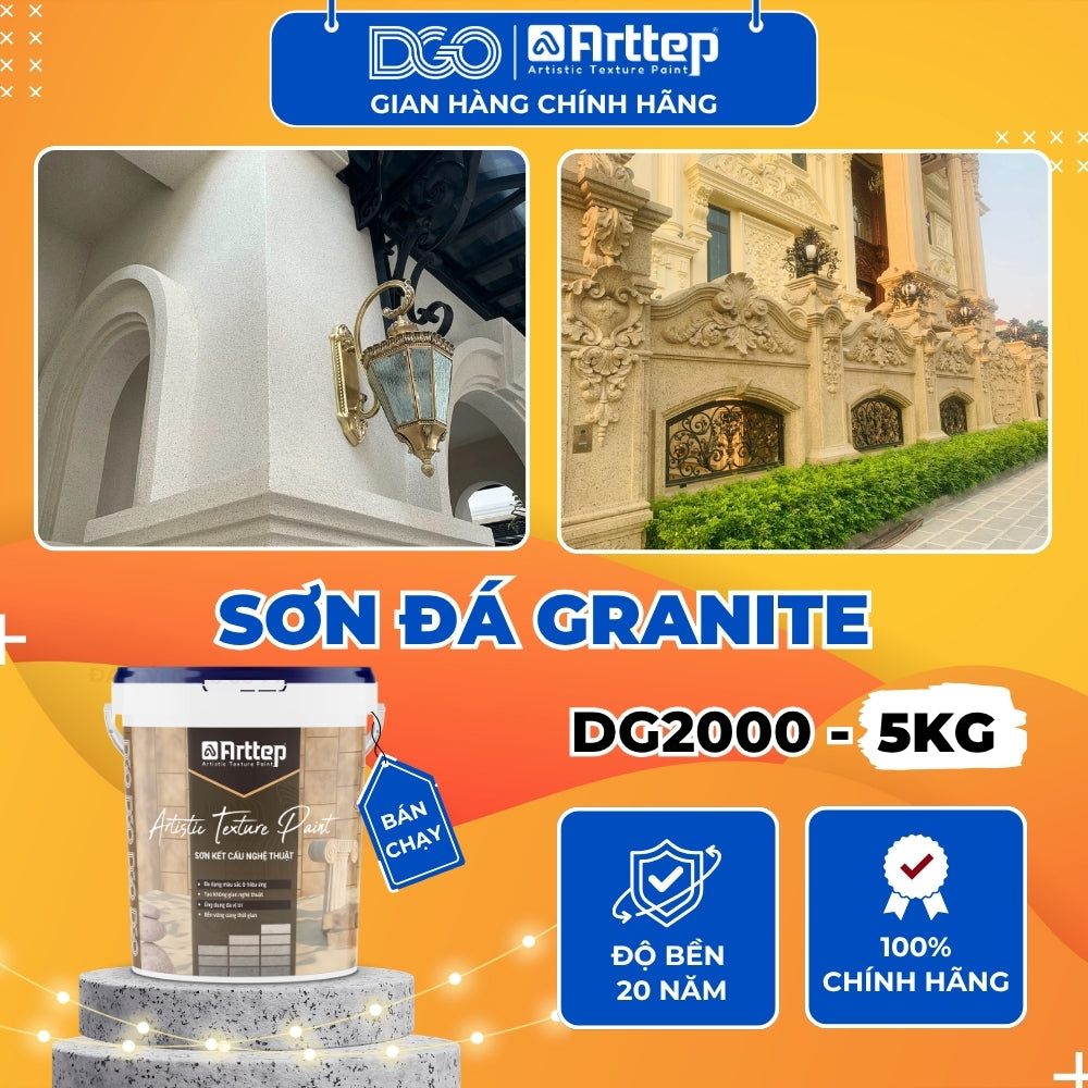 Sơn Đá Granite DG2000 – Giải Pháp Thay Thế Đá Tự Nhiên Cao Cấp