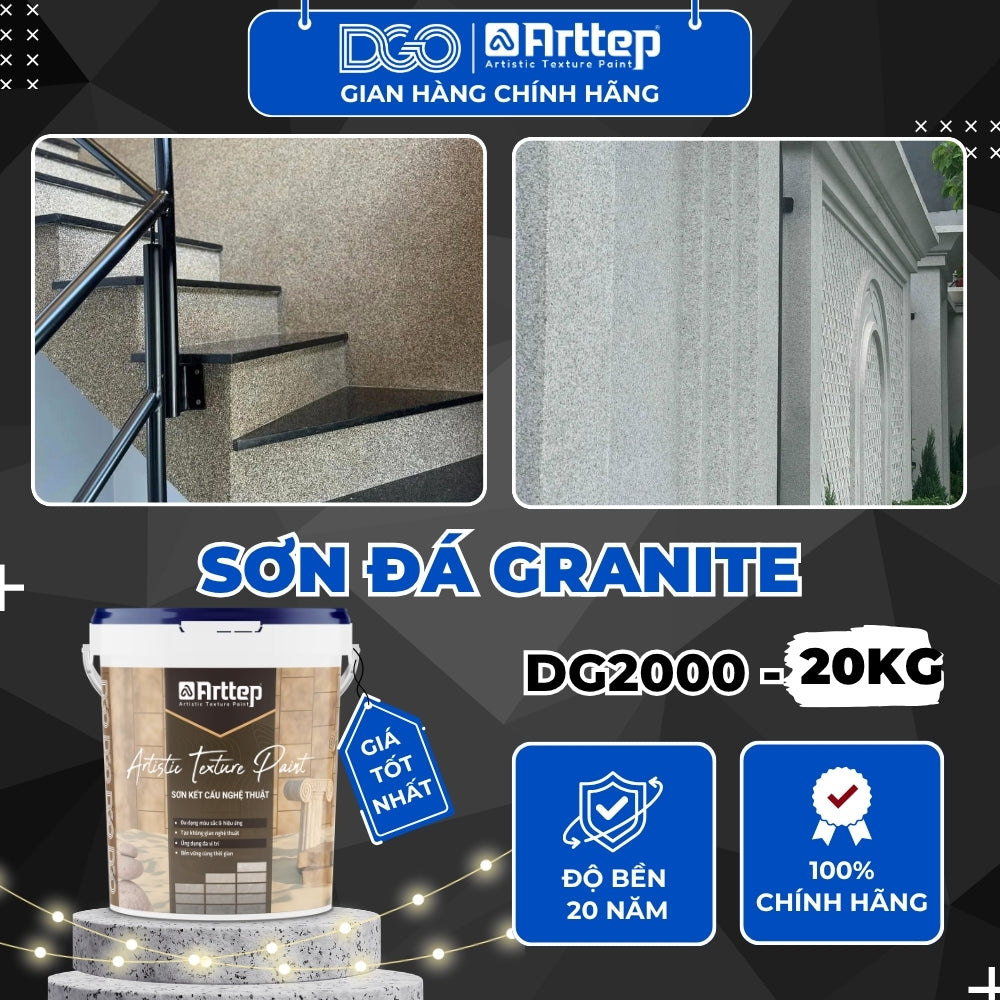 Sơn Đá Granite DG2000 – Giải Pháp Thay Thế Đá Tự Nhiên Cao Cấp