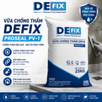Vữa Chống Thấm Chống Thấm Tường, Sàn nhà vệ sinh DEFIX PV-1